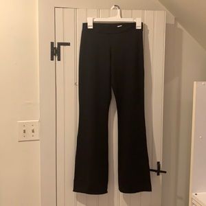 black capezio flare/yoga pants